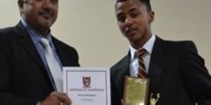 Sportman van die jaar Reginak Alexander 